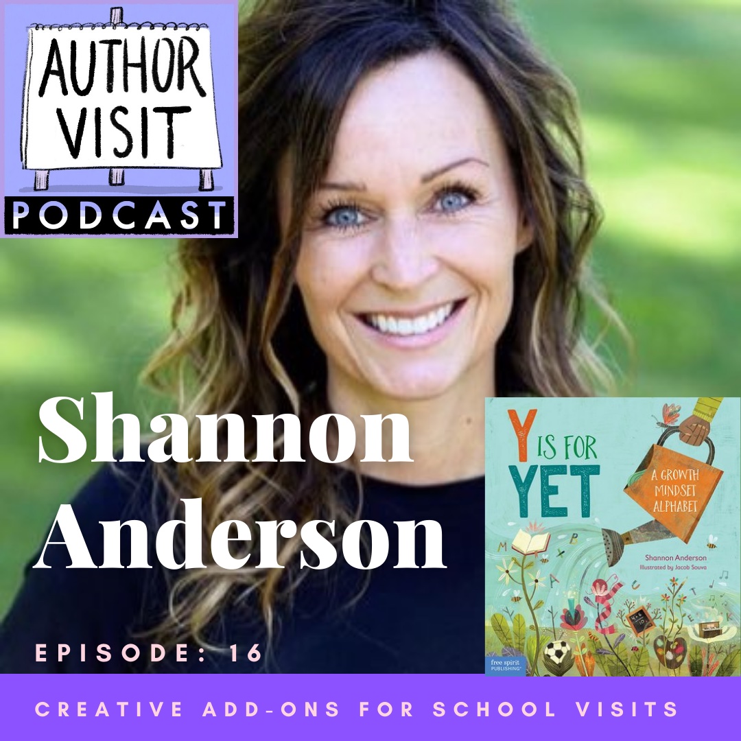 Shannon Anderson on episode 16 of the Author Visit Podcast
